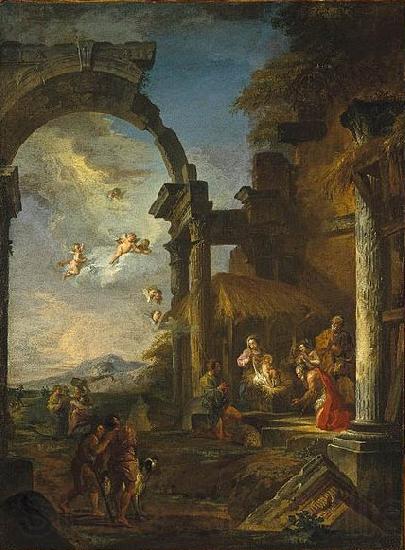 Giovanni Paolo Panini Adoration of the Shepherds Spain oil painting art